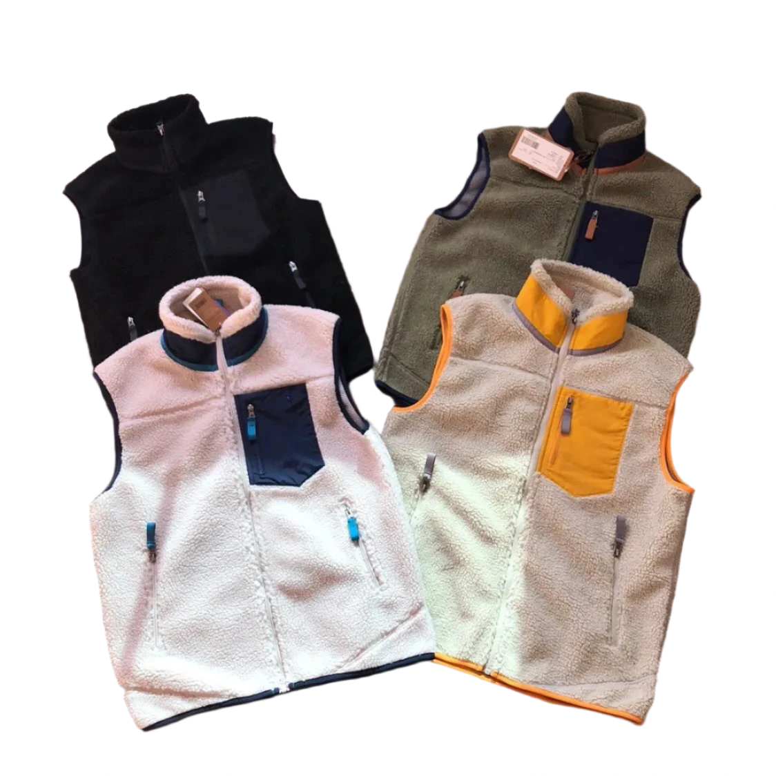 Wool Jacket Men Women Vest Lamb Cashmere mix