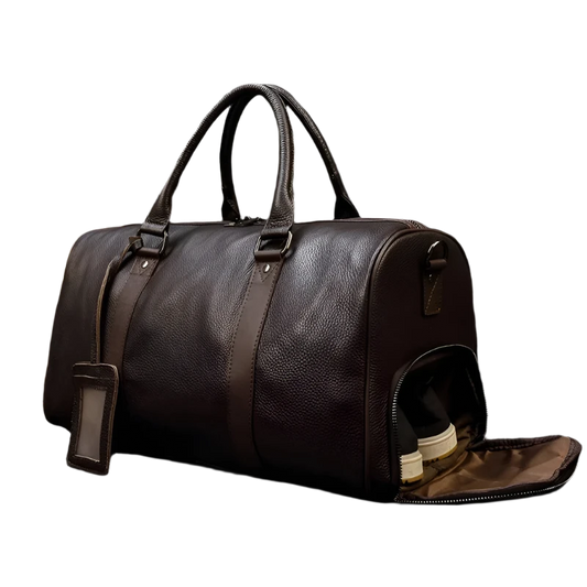 Luxury Genuine Leather Duffel Bag