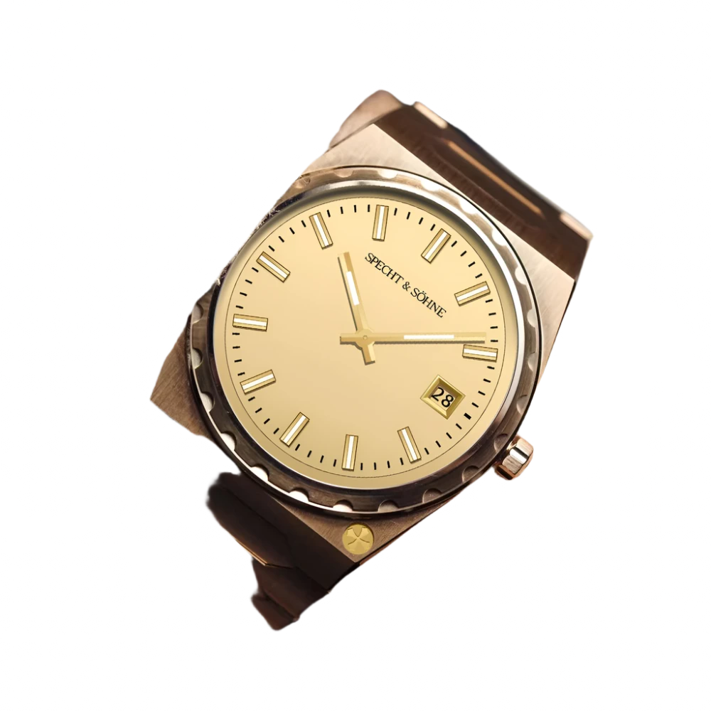 Luxury 37MM Style Quartz Watch For Men Super Slim