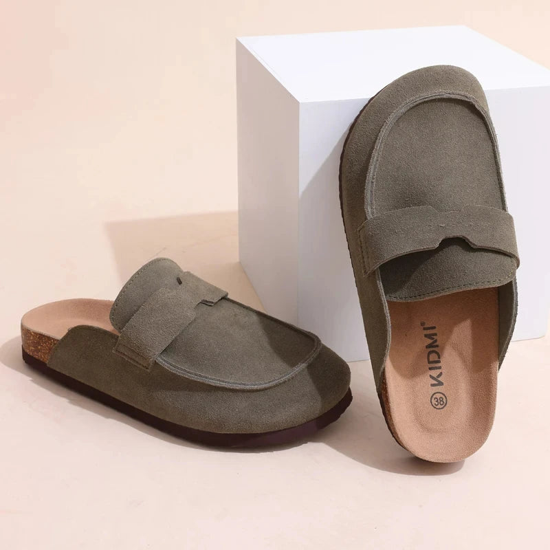 Slippers Herme Leather H Lux Slipper Swiss Developed