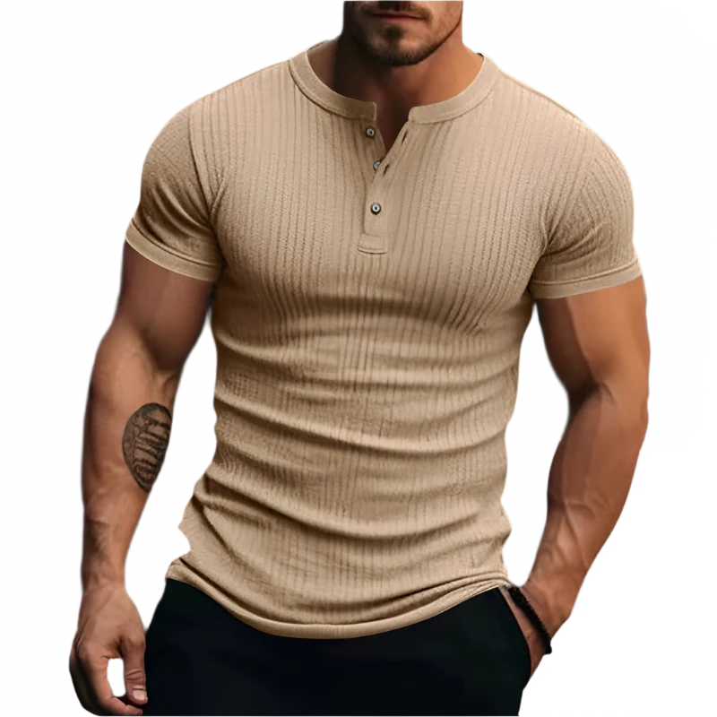 Stripe Knit T-shirt Swiss Developed