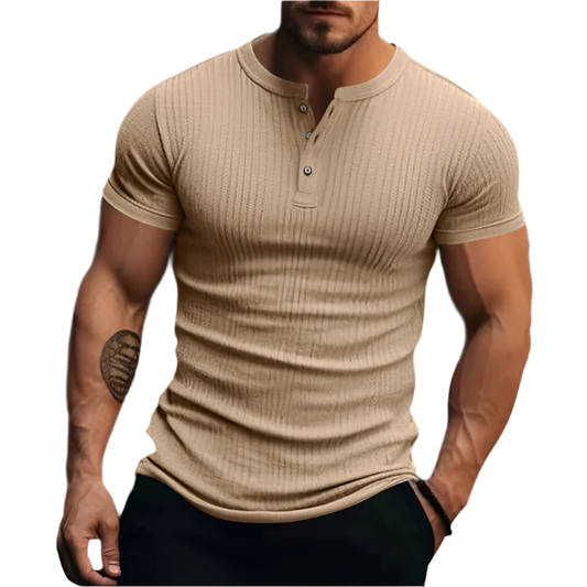 Stripe Knit T-shirt Swiss Developed