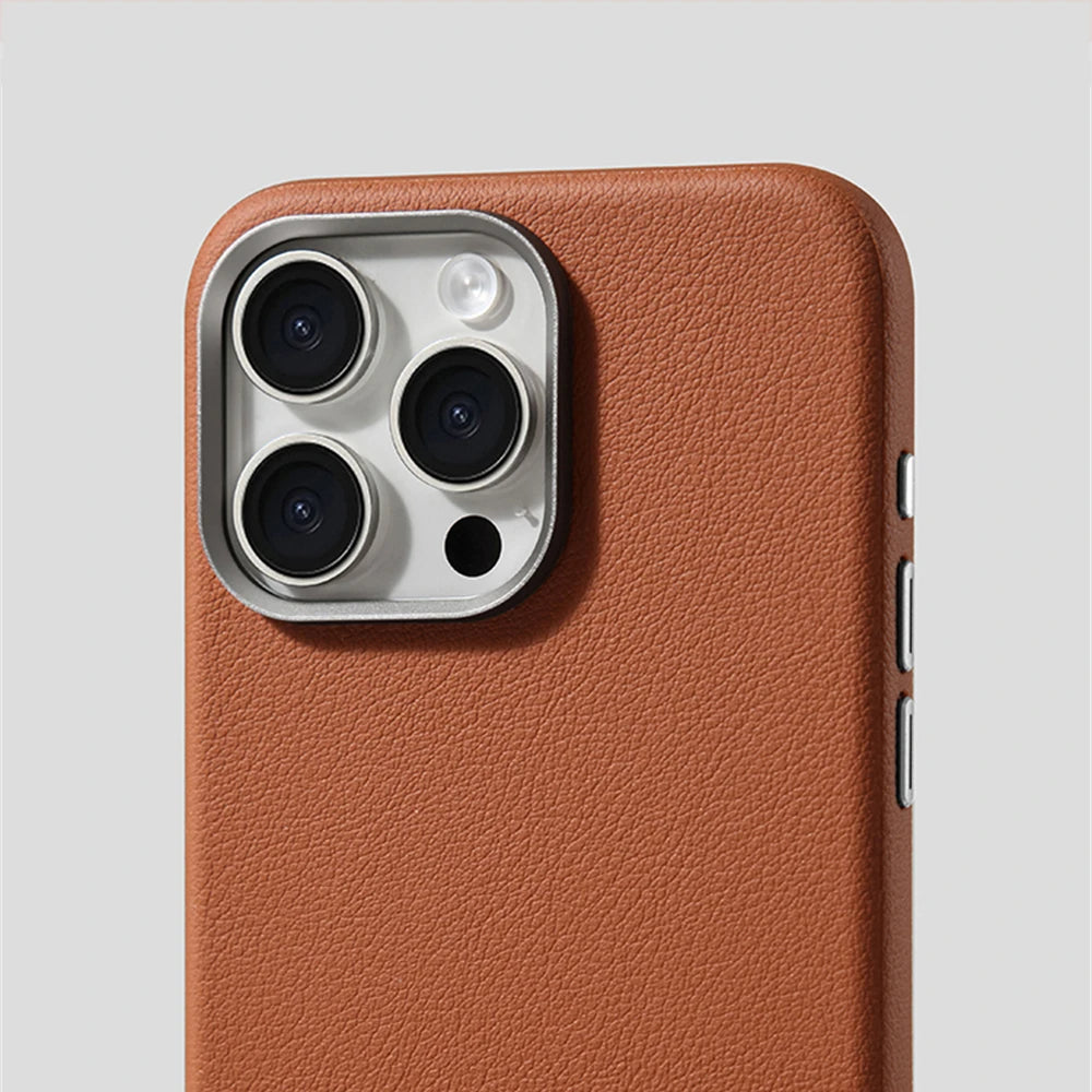 Luxury Business PU Leather Magnetic Case For iPhones