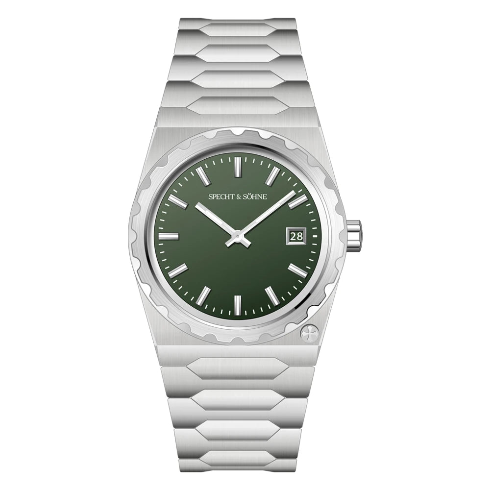 Luxury 37MM Style Quartz Watch For Men Super Slim