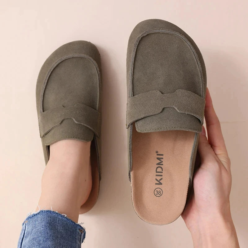 Slippers Herme Leather H Lux Slipper Swiss Developed