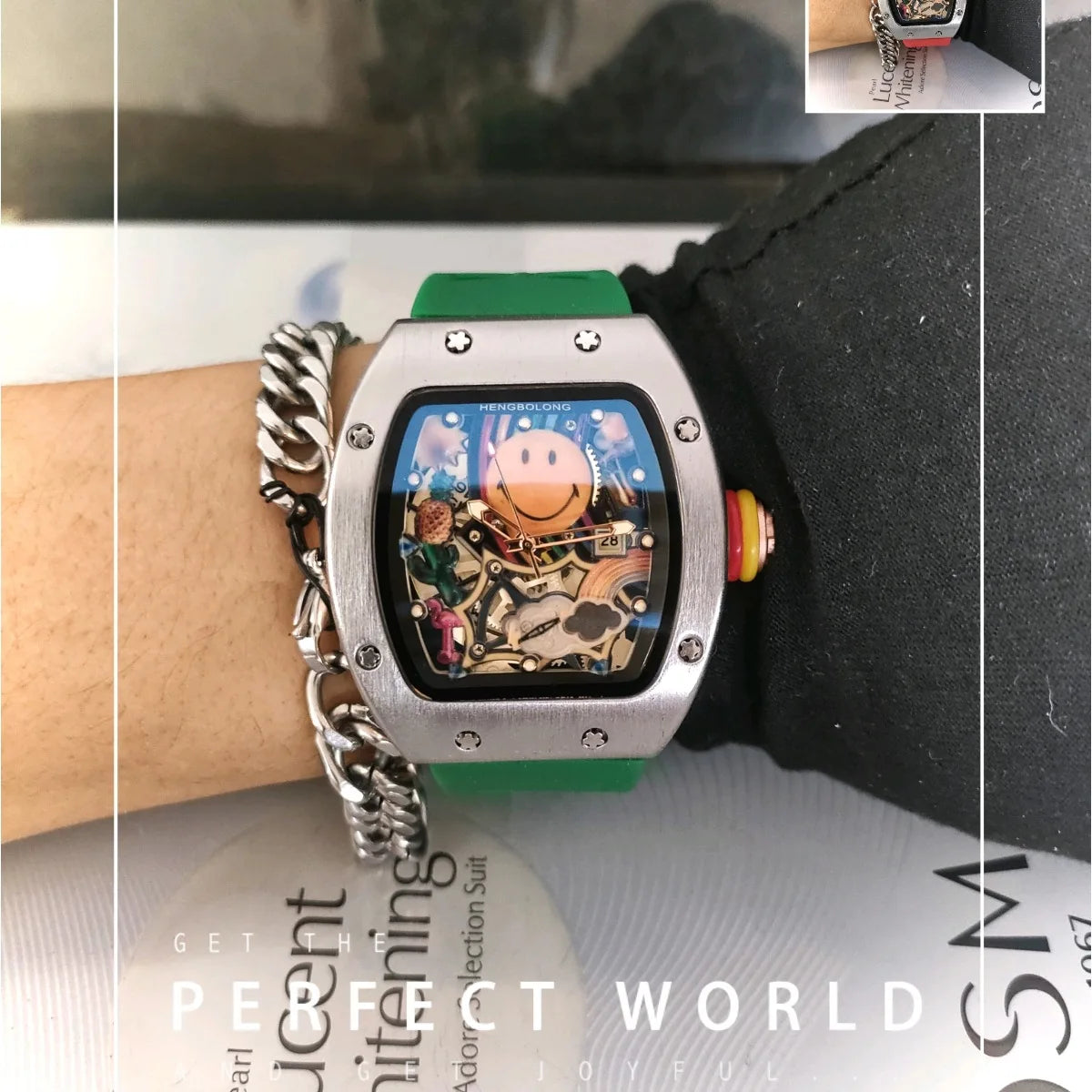 Smiley Watch Alternative Solid Quartz Water resistant