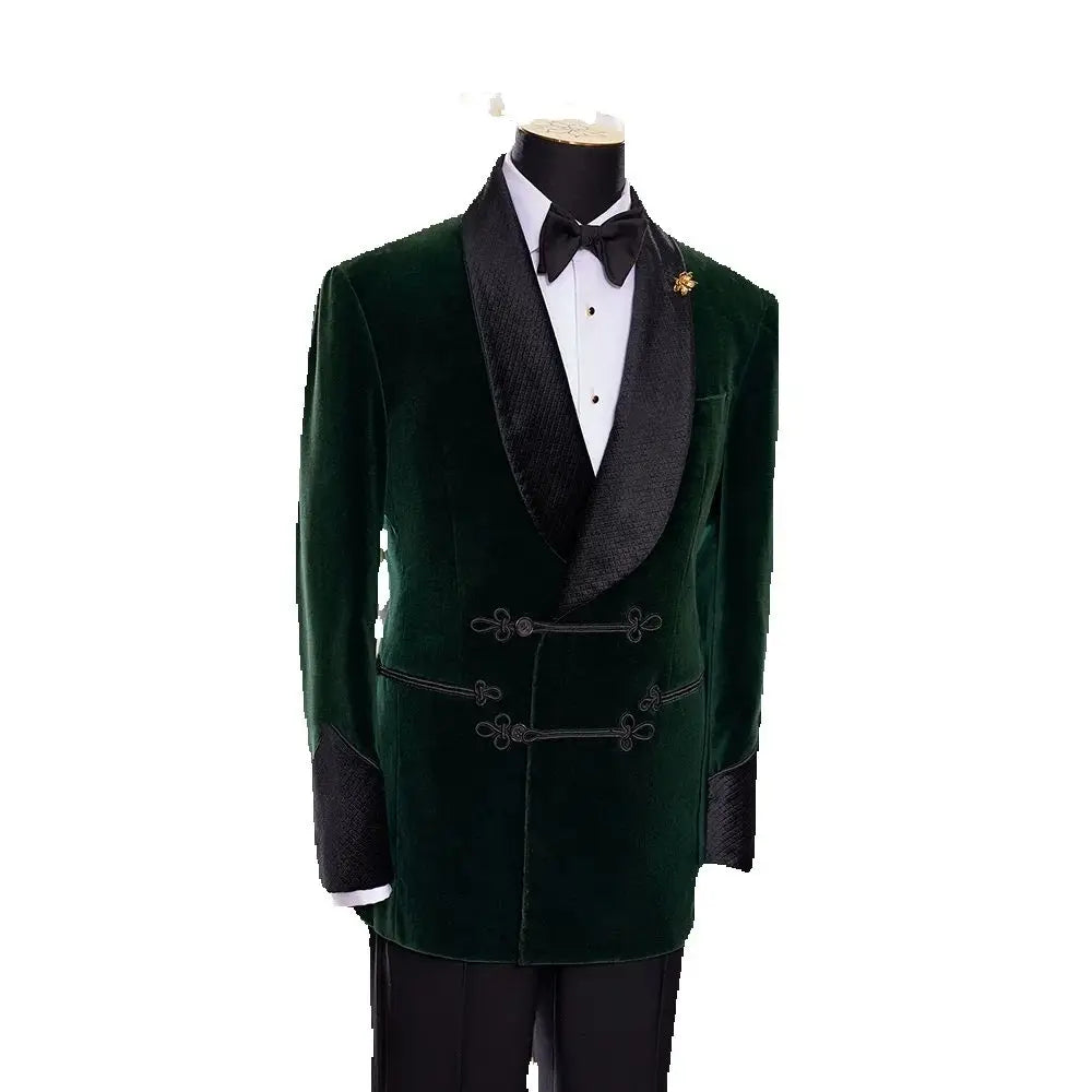 Blazer Double Breasted 2 Pieces Jacket Trousers