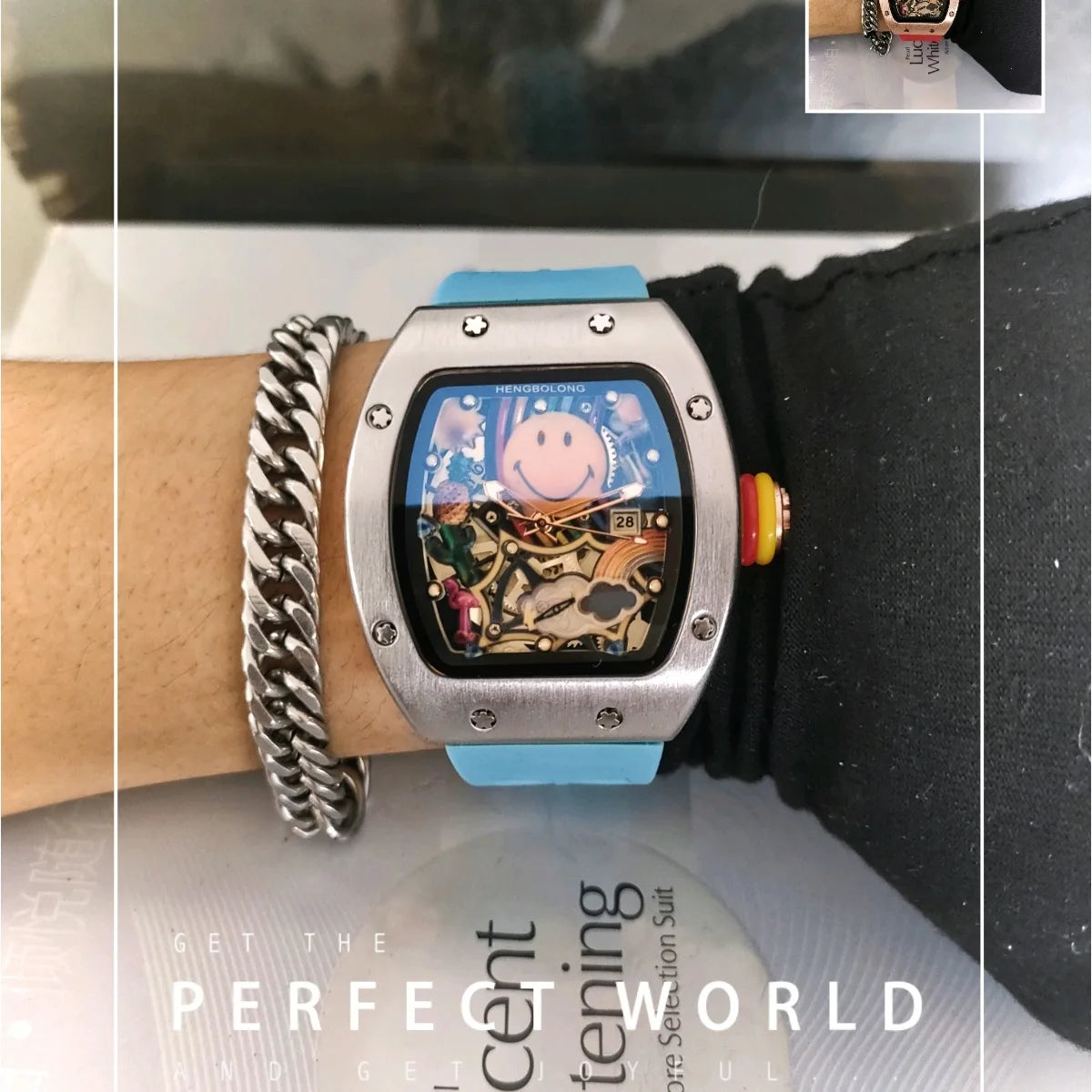 Smiley Watch Alternative Solid Quartz Water resistant