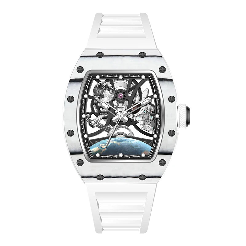 Black White Bubba Skeleton Watch