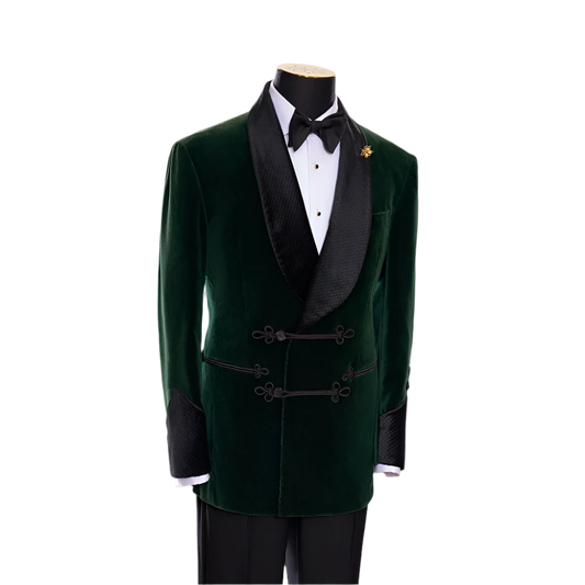 Blazer Double Breasted 2 Pieces Jacket Trousers