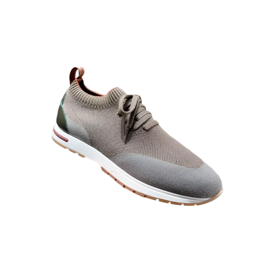 LP  Men Summer 2025 Knitted Breathable Mesh Sports Casual Shoes Loro Piana Style