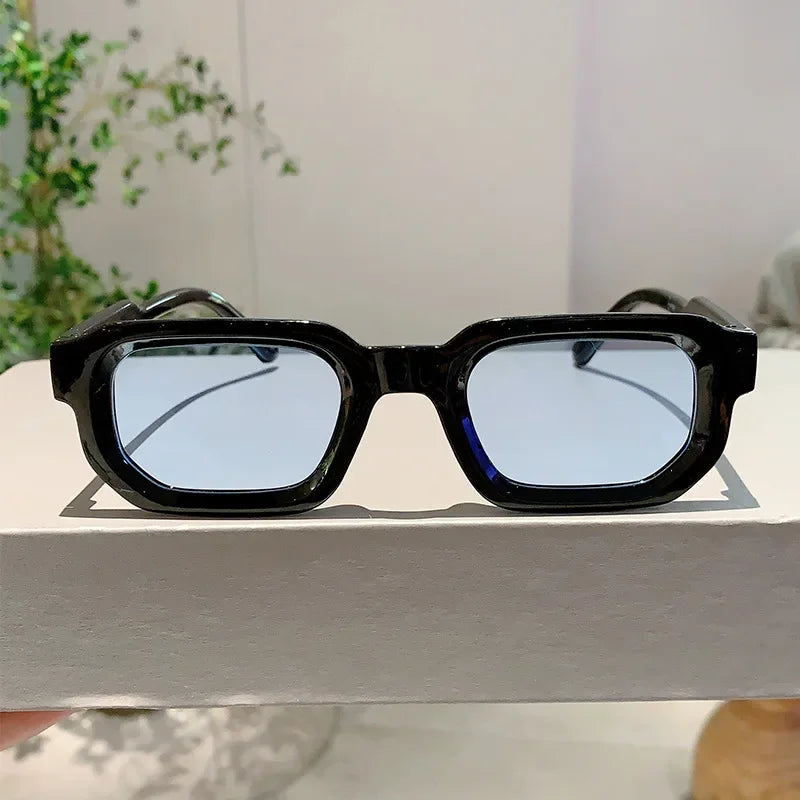Vintage Rectangle Frame Sunglasses Fashion Retro Sun Glasses