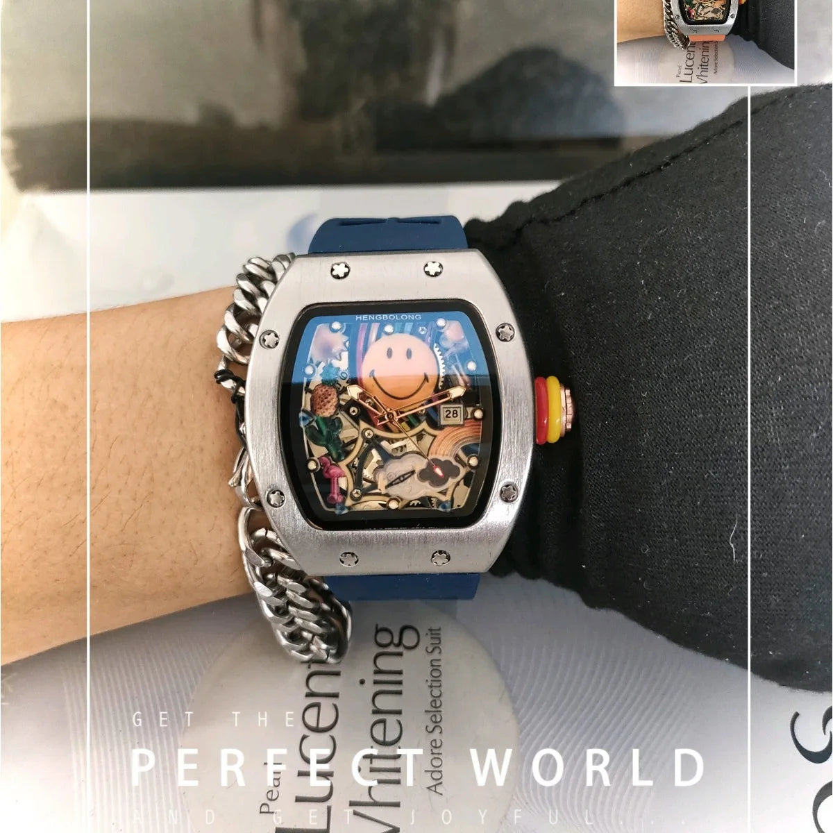 Smiley Watch Alternative Solid Quartz Water resistant