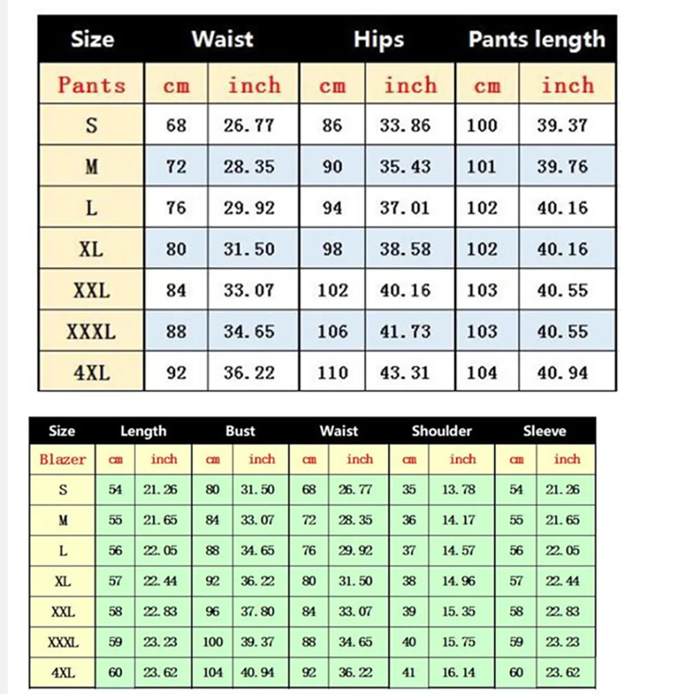 Blazer Double Breasted 2 Pieces Jacket Trousers