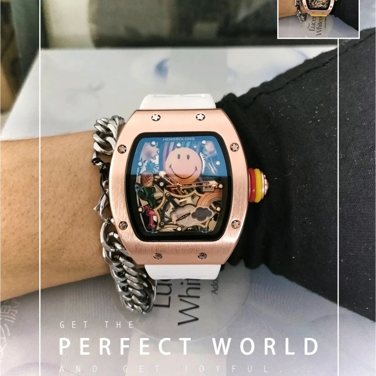 Smiley Watch Alternative Solid Quartz Water resistant