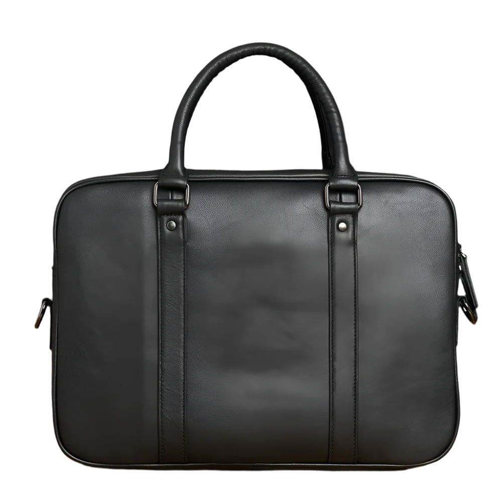 Genuine Leather Business Men's Briefcase Laptop Bag