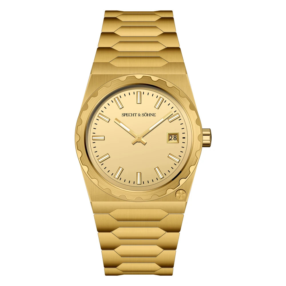 Luxury 37MM Style Quartz Watch For Men Super Slim