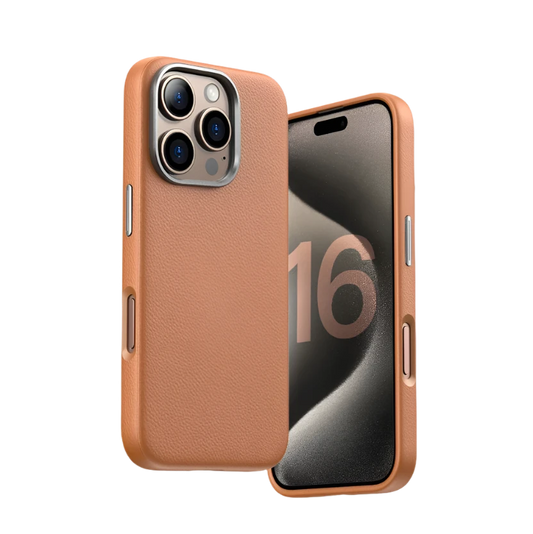 Luxury Business PU Leather Magnetic Case For iPhones