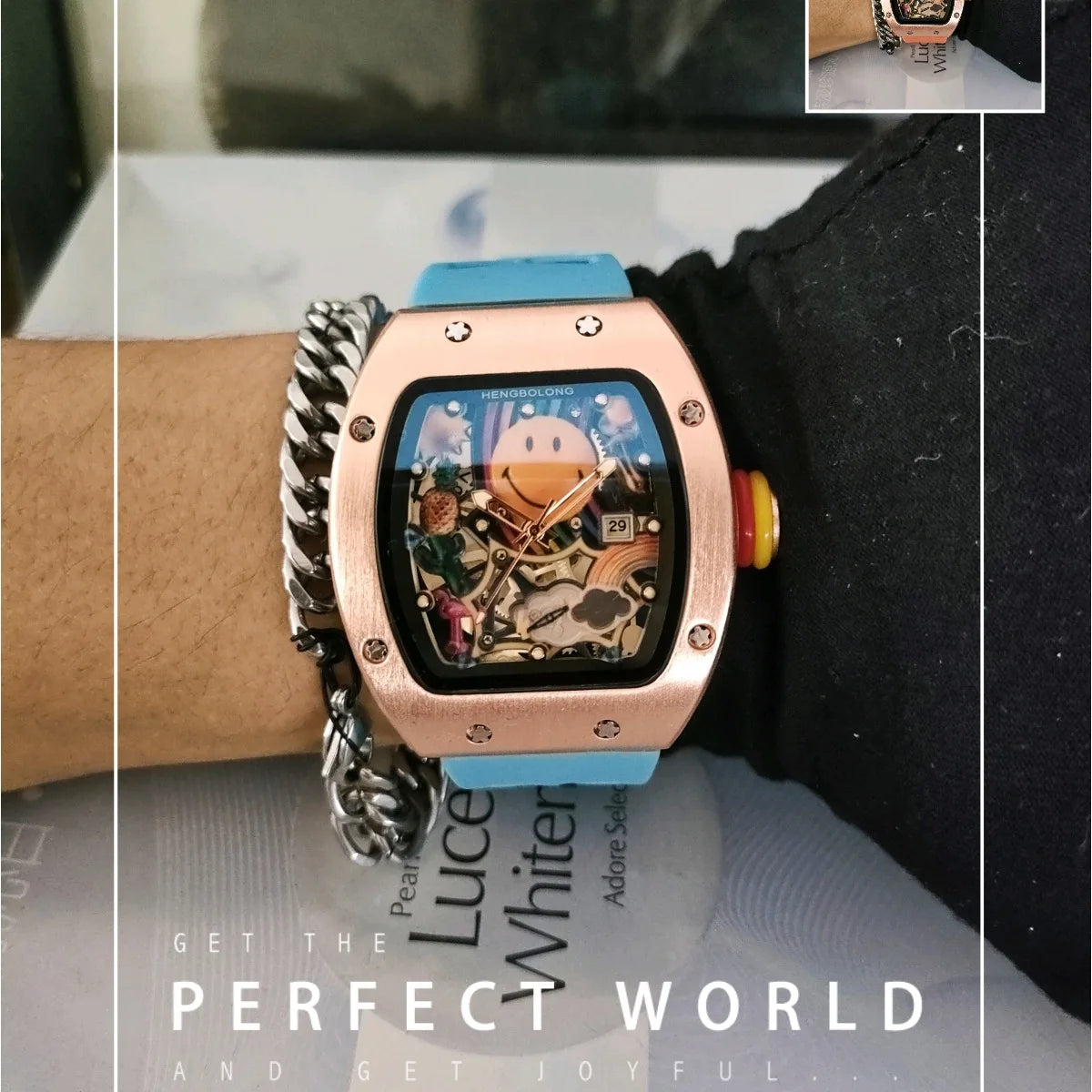 Smiley Watch Alternative Solid Quartz Water resistant