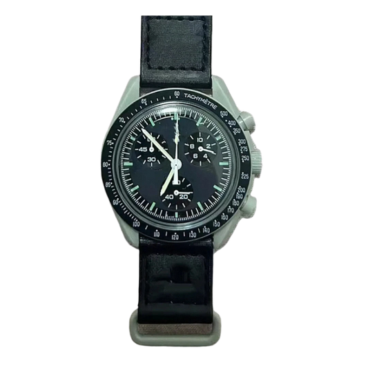 New Men's Moon Multi Functional Chronograph Mercury 6-Hand Chronograph Quartz Watch