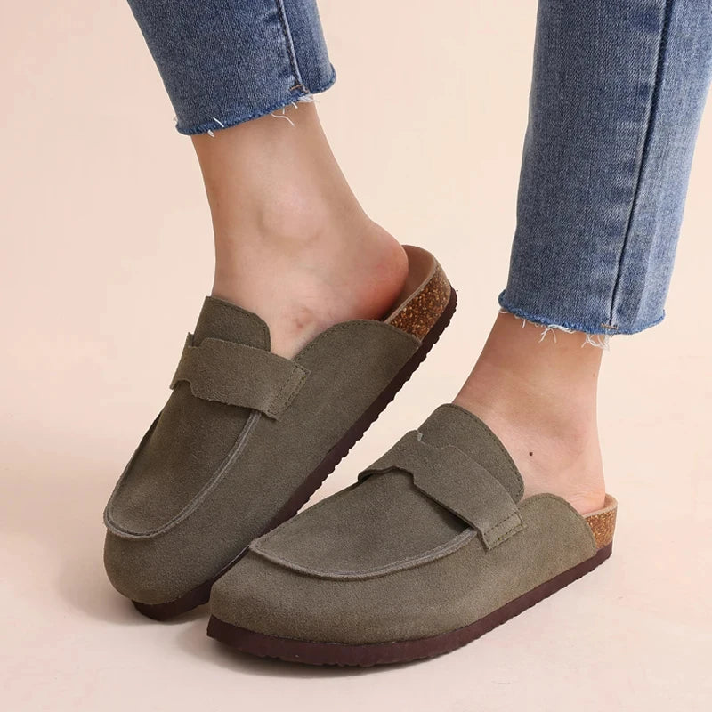 Slippers Herme Leather H Lux Slipper Swiss Developed