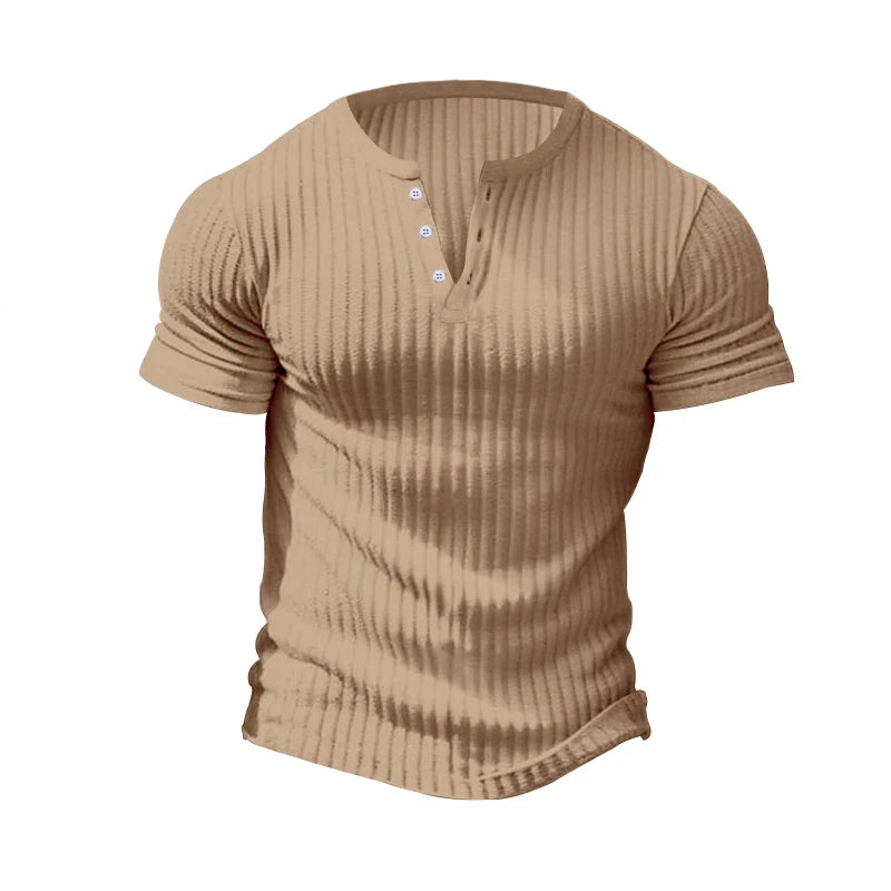 Stripe Knit T-shirt Swiss Developed