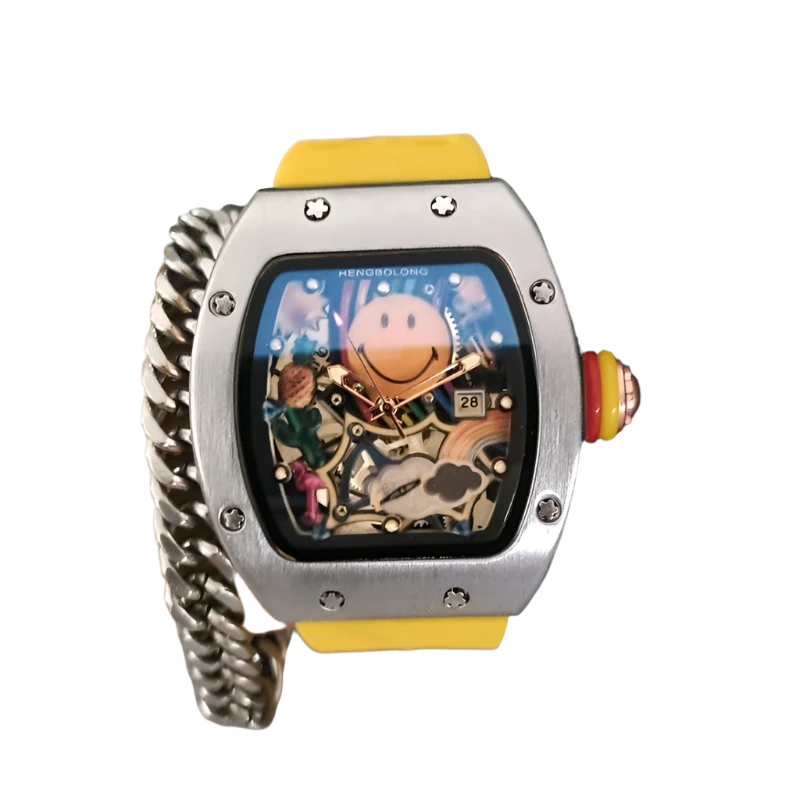 Smiley Watch Alternative Solid Quartz Water resistant