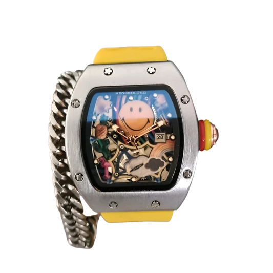 Smiley Watch Alternative Solid Quartz Water resistant
