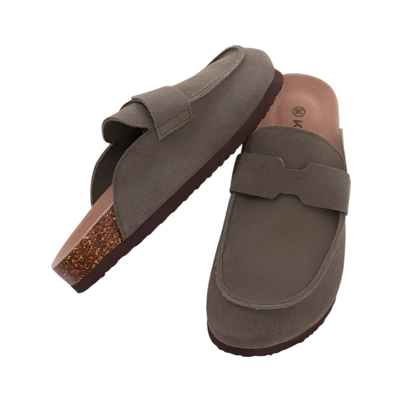 Slippers Herme Leather H Lux Slipper Swiss Developed