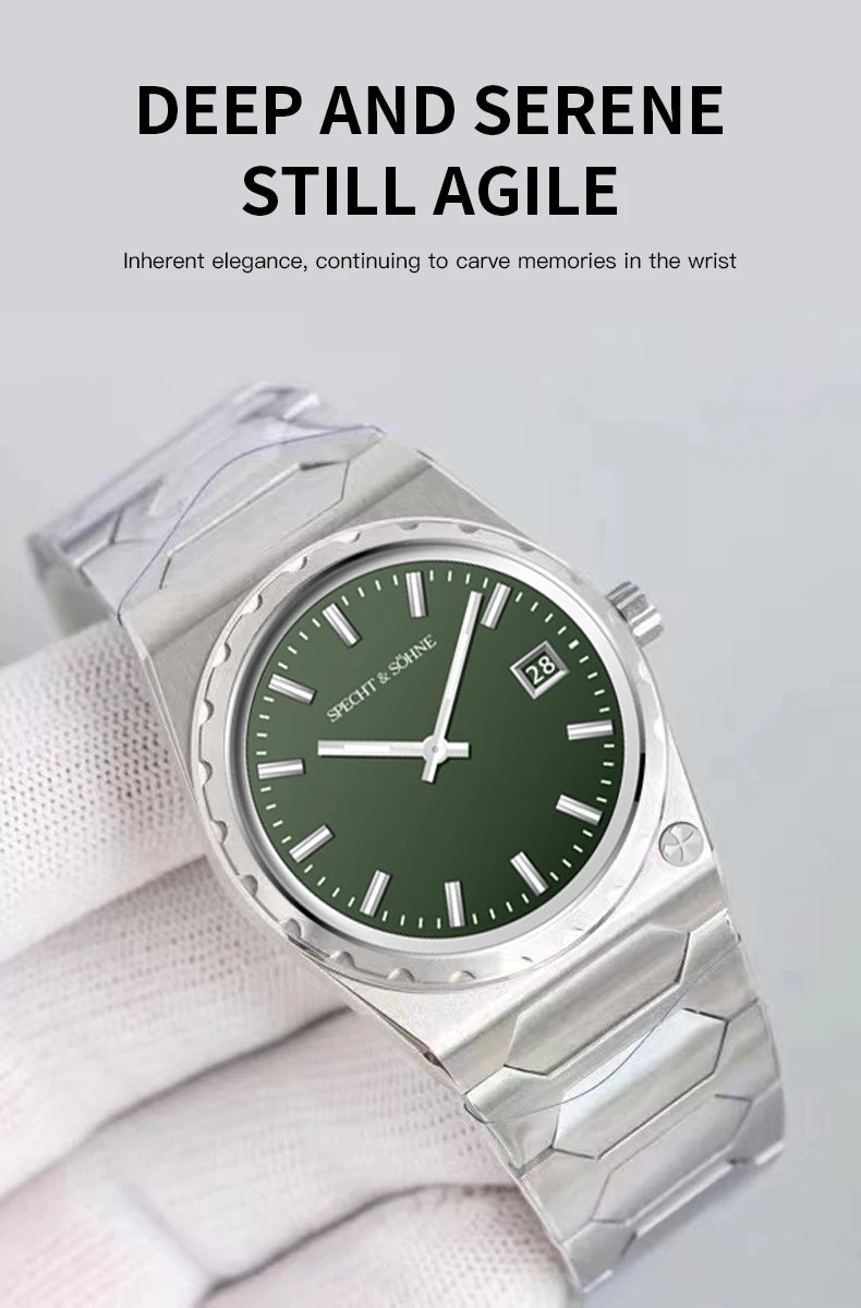 Luxury 37MM Style Quartz Watch For Men Super Slim