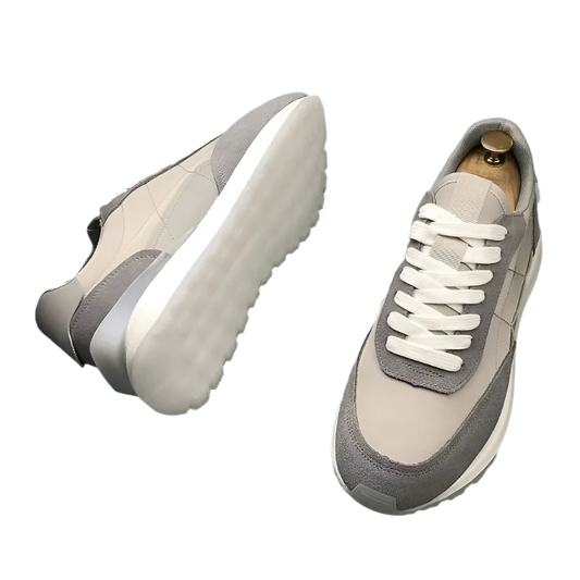 Swiss Style Wedding Party Shoes Vulcanized Breathable Casual Sneakers Round Toe Thick Bottom Business Leisure Walking Loaf V86