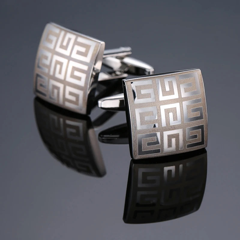 High end men's French shirt cufflinks