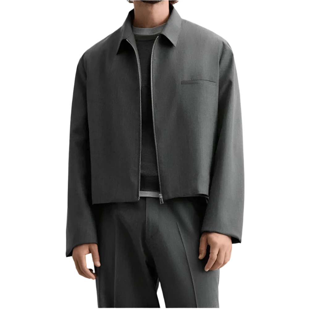 Mens Jacket Swiss Business Casual Jacket  Cotton Heavy