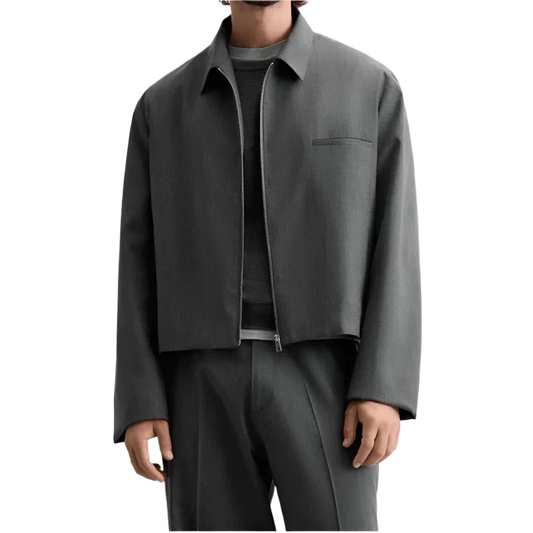 Mens Jacket Swiss Business Casual Jacket  Cotton Heavy