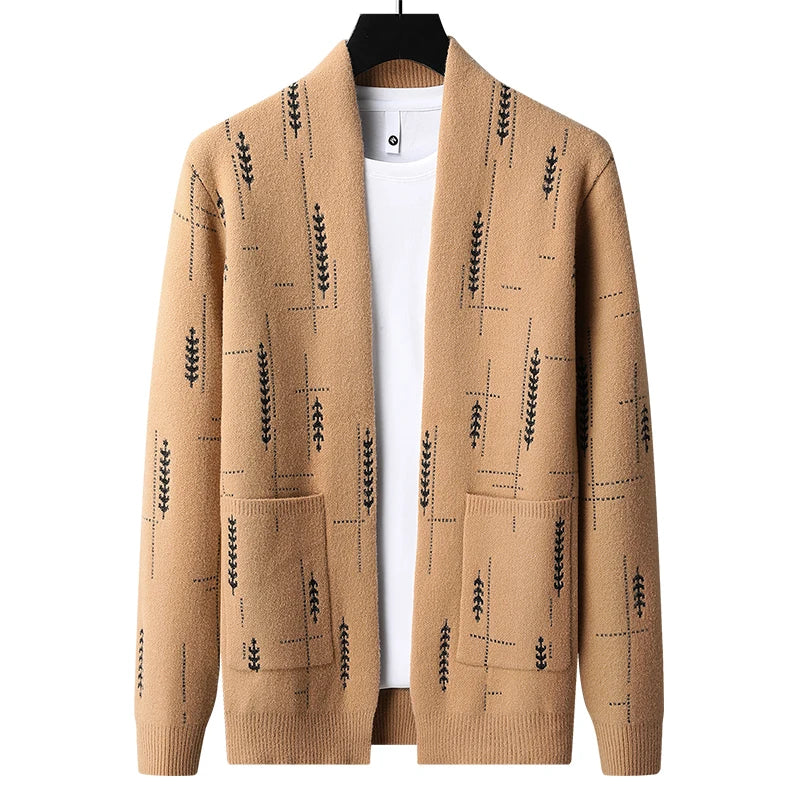 Men's Knitted Cardigan Casual Business Sweater