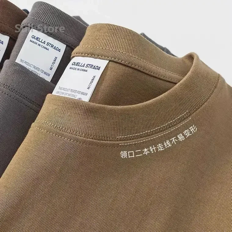 600g Heavy-duty Cotton Short Sleeved T-shirt