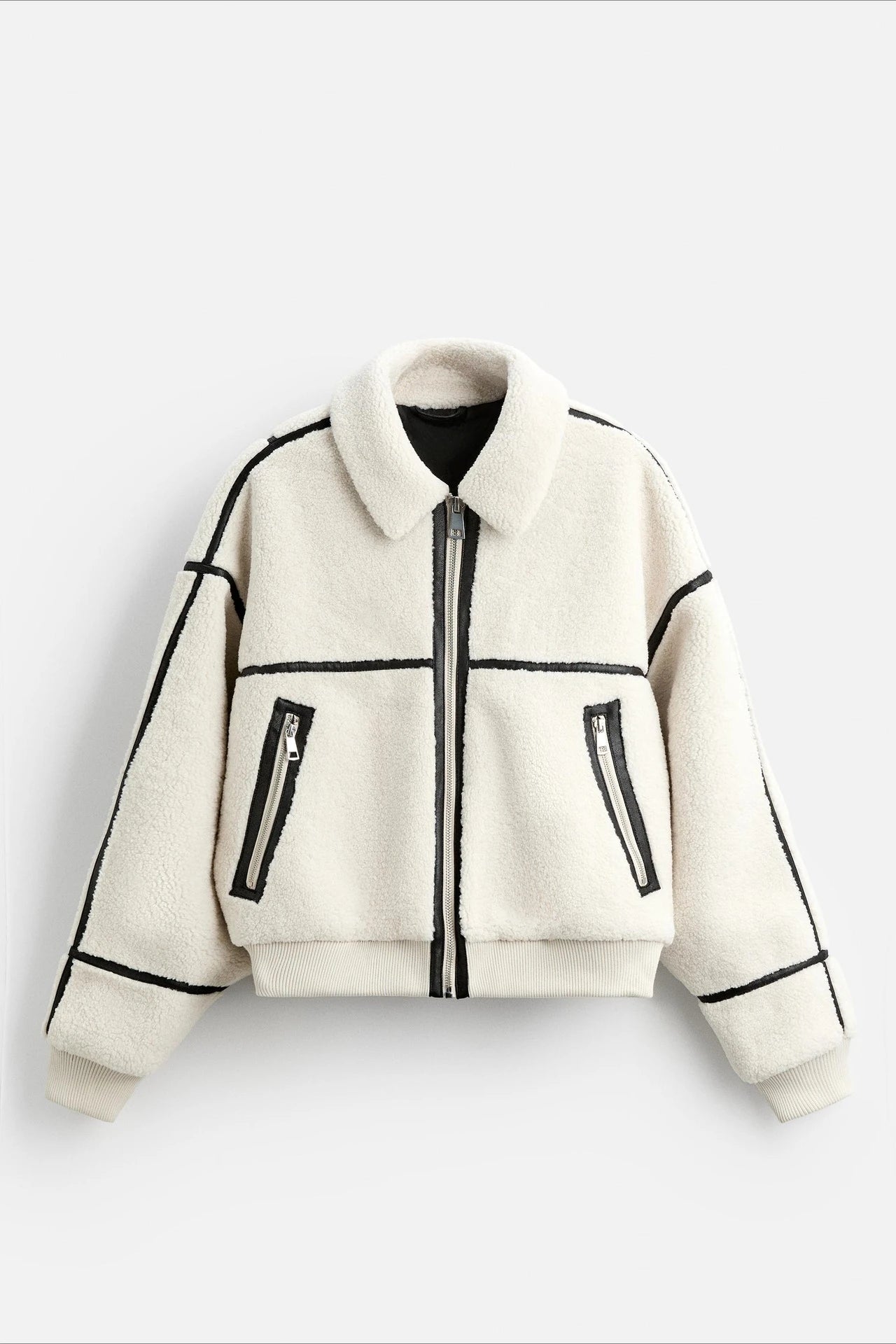 Winter lapel fleece lamb wool jacket men Style Inspired