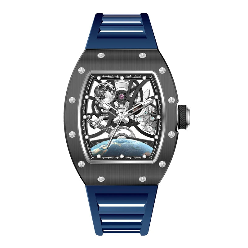 Black White Bubba Skeleton Watch
